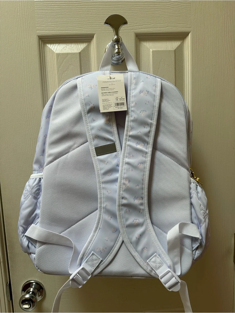 LoveShackFancy x Target - Yoobi Everblooming Rosettes Ditsy Backpack Breezy Blue